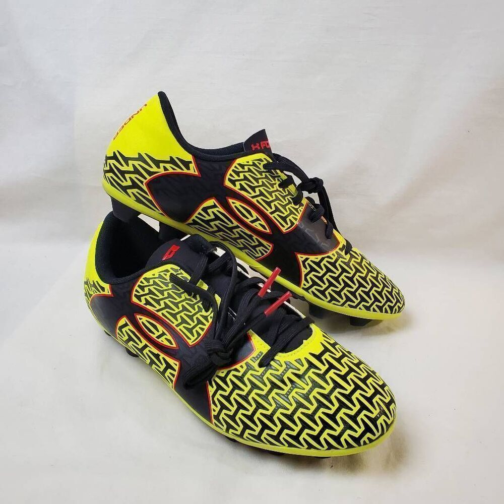 Under Armour Kids Soccer Shoes UA CF FORCE 2.0 ID Sz 6 HVY/RTR/BLK